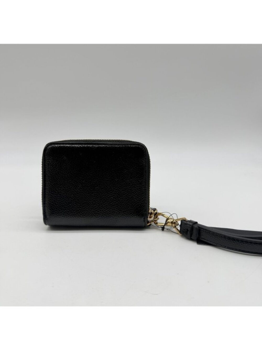 KARL LAGERFELD zip around leather small bi-fold women's wallet - Black - Picture 9 of 12